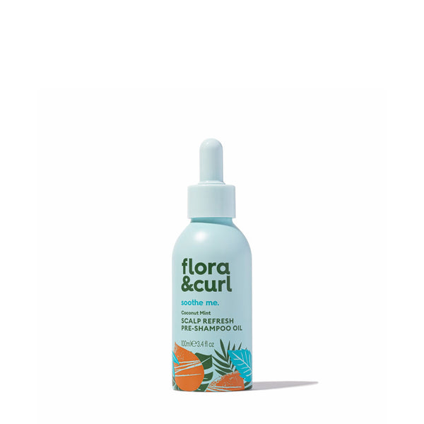 Flora & Curl - Menta de coco - Aceite prechampú para el cuero cabelludo