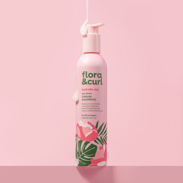 Flora & Curl - Champú Crema de Rosa y Miel Ecológica