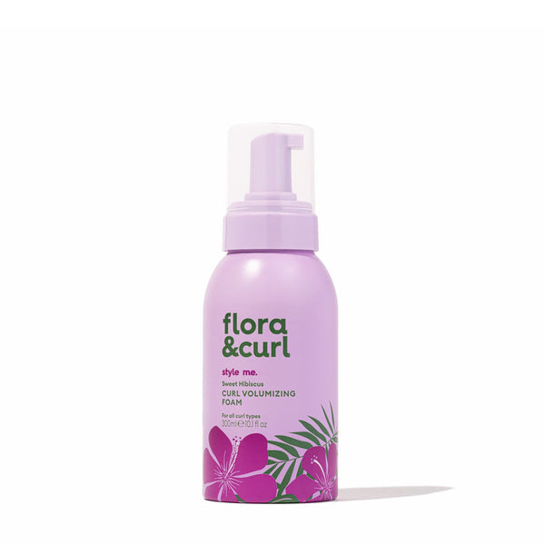 Flora & Curl - Espuma voluminizadora de rizos de hibisco dulce