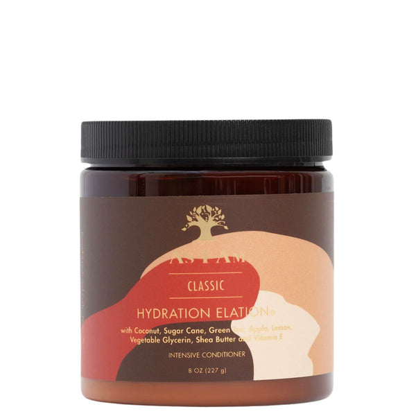 Pour hydrater vos cheveux en profondeur, le masque Hydration Elation As I Am est le traitement idéal. Ce soin permet de retrouver des cheveux souples et brillants.