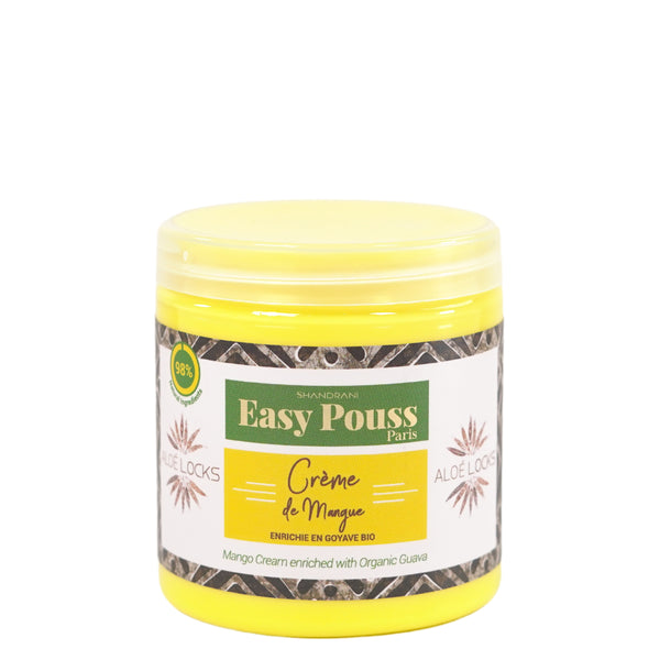 En quête d’hydratation et de nutrition ? Ne cherchez plus. La crème de mangue de la gamme Aloé Locks de Shandrani apportera douceur et nutrition à vos cheveux.