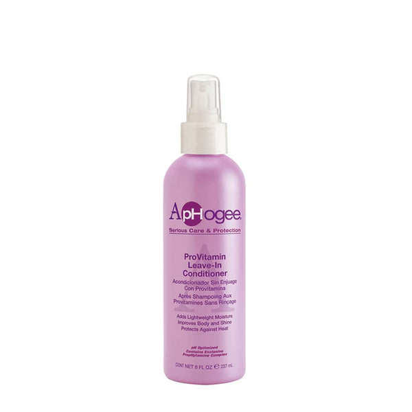 Le Pro-Vitamin Leave-In Conditioner d'ApHogee est à la fois un soin hydratant sans rinçage, un spray démêlant et un moyen de protéger vos cheveux de la chaleur.