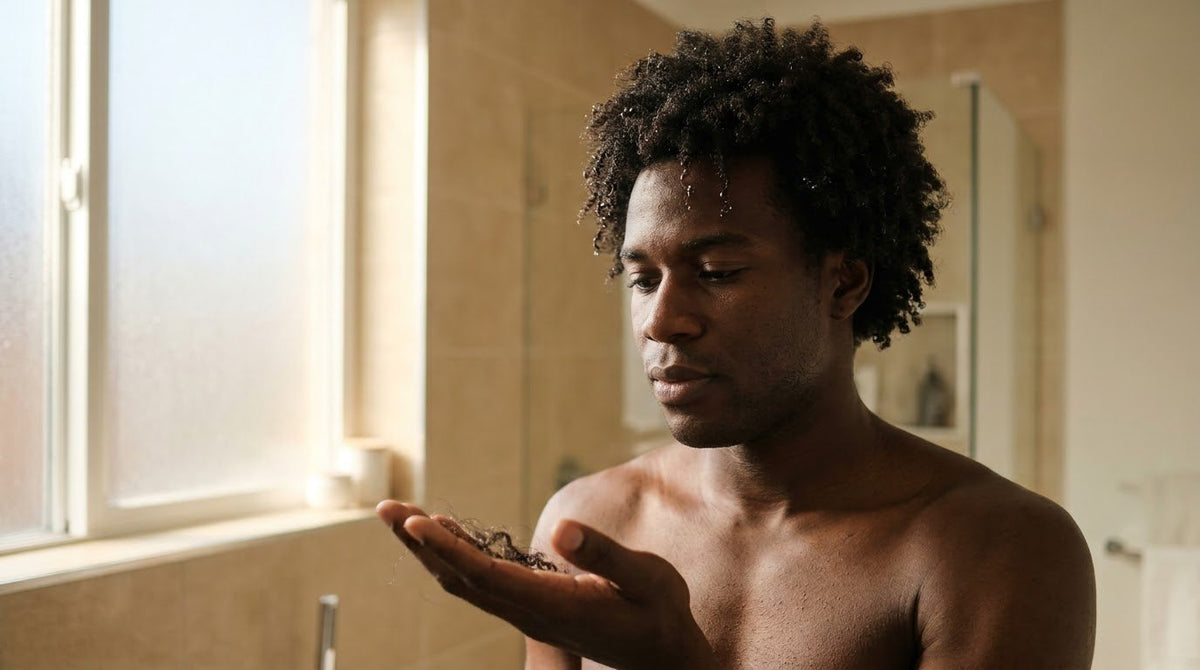 Cheveux dans la douche : chute ou casse ? Comment faire la différence - Colorful Black