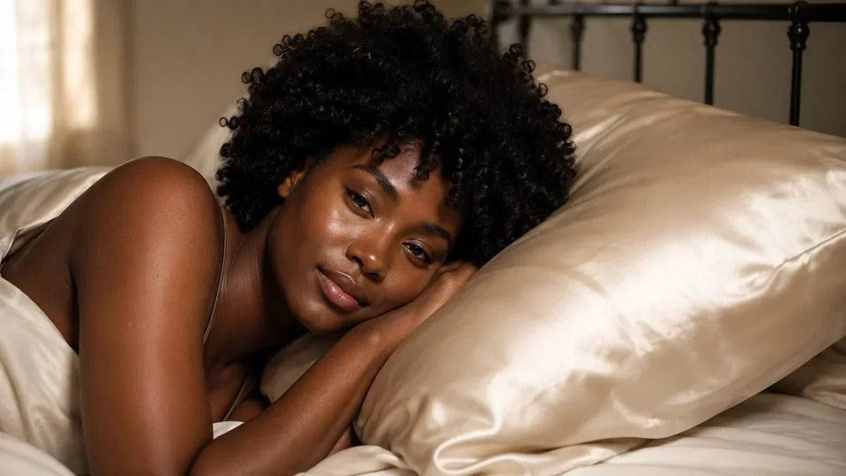 Soie ou satin pour les cheveux : pourquoi ce n’est pas la même chose - Colorful Black