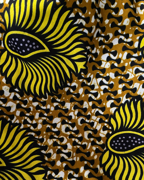 Colorful Black - Bonnet de Nuit - Satin et Wax