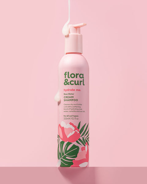 Flora & Curl - Organic Rose & Honey Cream Shampoo