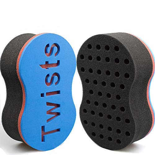 Colorful Black - Hair Sponge (Sponge brush for twists)