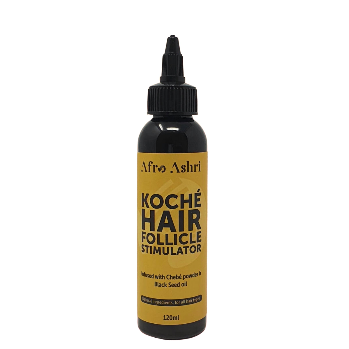 Koché Hair Follicle Stimulator est l'activateur de pousse de la marque Afro Ashri. Formulé pour favoriser une croissance saine et rapide des cheveux. 100% naturel.
