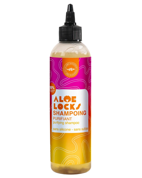 Le Shampoing Purifant Aloé Locks de Shandrani a été spécialement formulé pour un nettoyer parfaitement mais aussi détoxifier vos cheveux comme votre cuir chevelu.