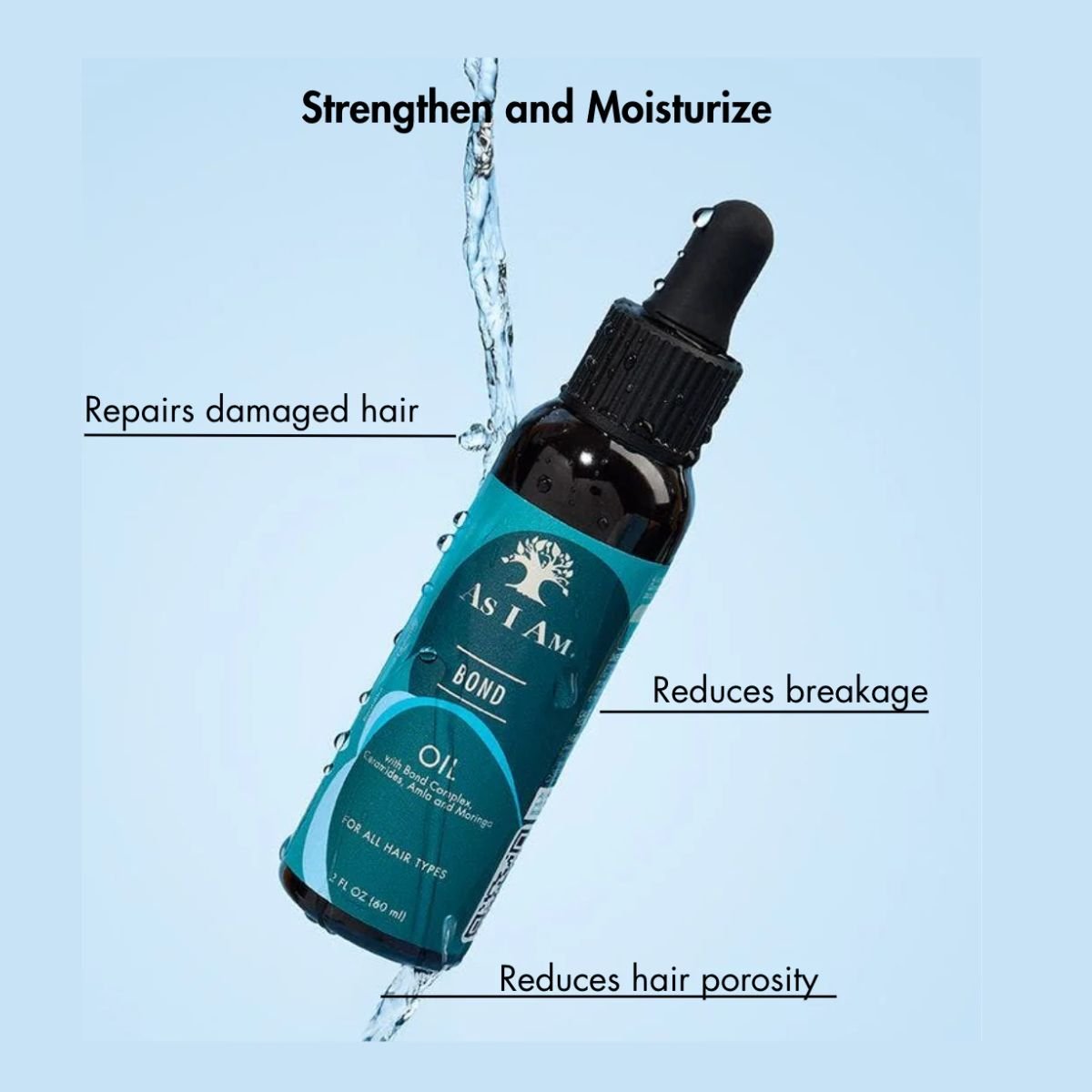 As I am - Bond Collection - Oil (huile capillaire) - Colorful Black