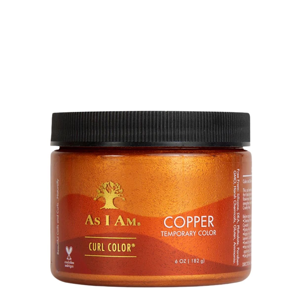 As I am - Curl Color - COPPER (gelée colorante) - Colorful Black