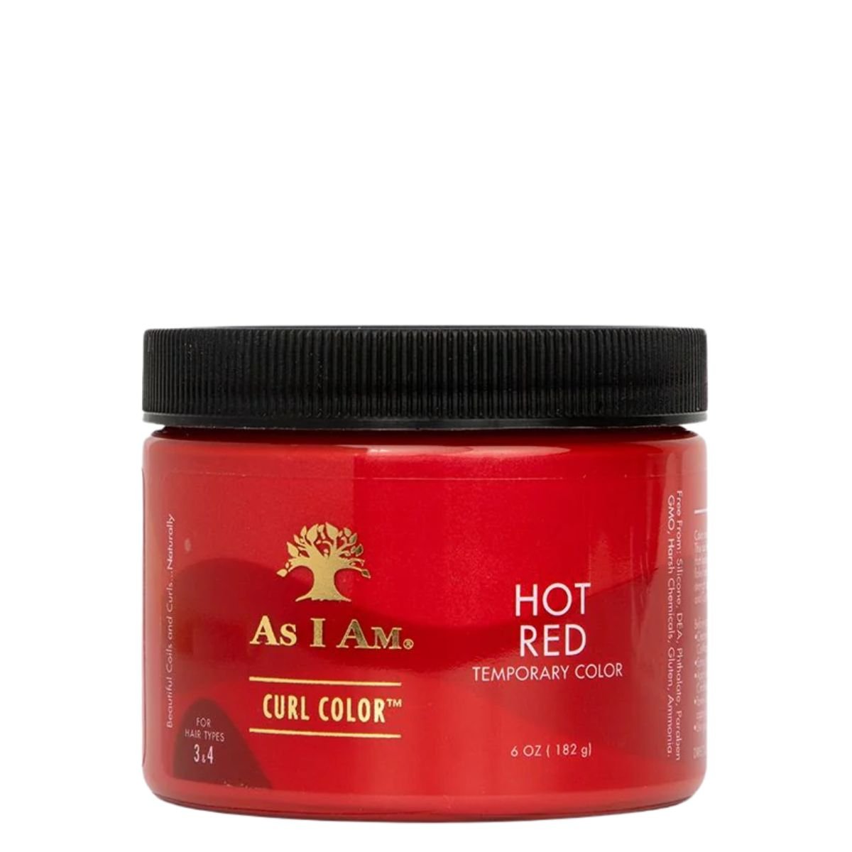 As I am - Curl Color - HOT RED (gelée colorante) - Colorful Black