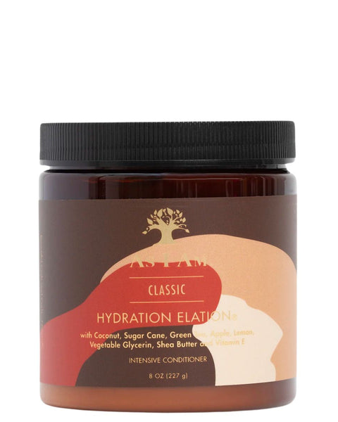 Pour hydrater vos cheveux en profondeur, le masque Hydration Elation As I Am est le traitement idéal. Ce soin permet de retrouver des cheveux souples et brillants.