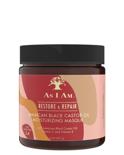 Le masque As I Am Restore & Repair est le soin parfait pour restaurer les vitamines et minéraux nécessaires à vos cheveux. Il les répare et les garde en bonne santé.