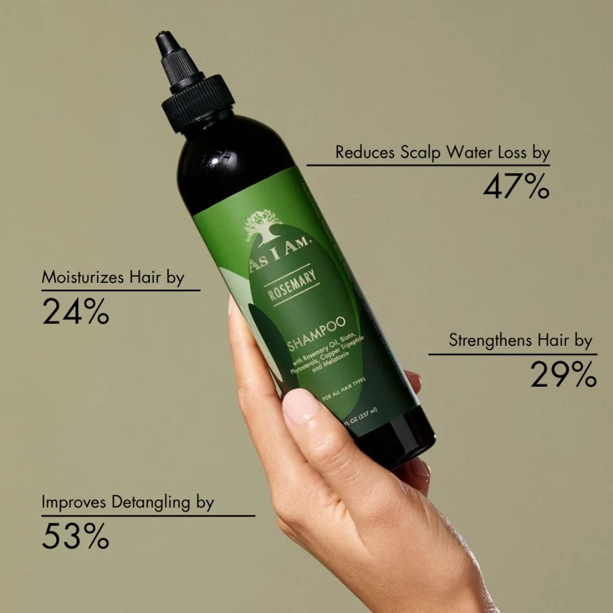 As I am • Rosemary • Shampoo - Colorful Black