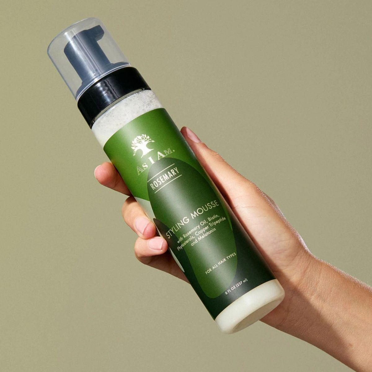 As I am • Rosemary • Styling Mousse - Colorful Black