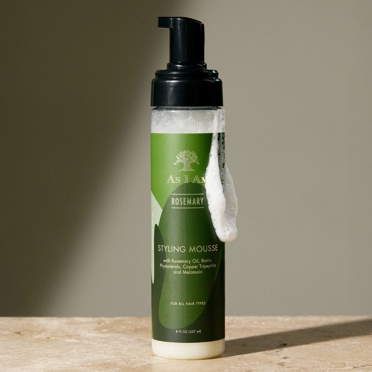 As I am • Rosemary • Styling Mousse - Colorful Black