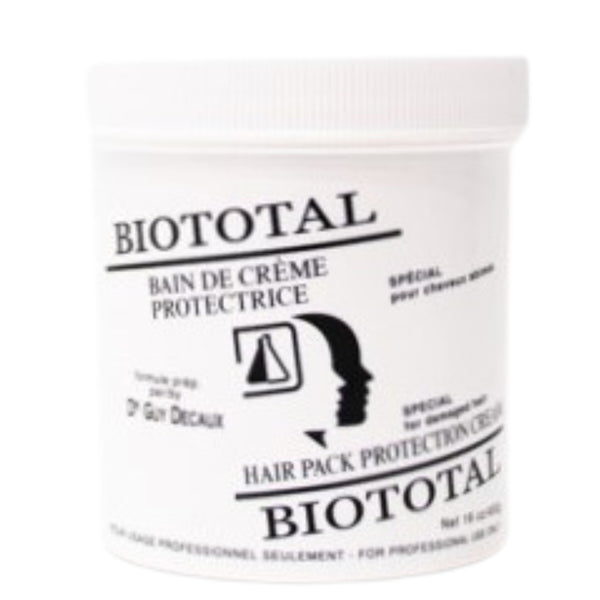 Biototal est le masque capillaire réparateur de la Trichologiste. C'est également une excellente crème pour protéger votre cuir chevelu avant une agression chimique.