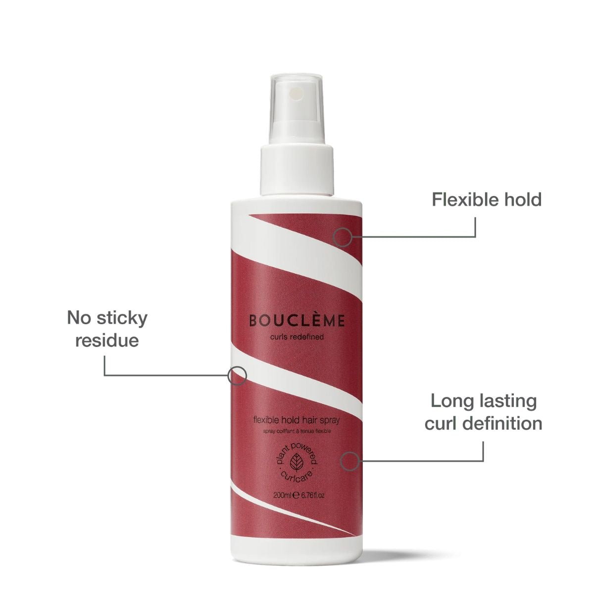 Bouclème - Flexible Hold Hair Spray (fixation souple) - Colorful Black