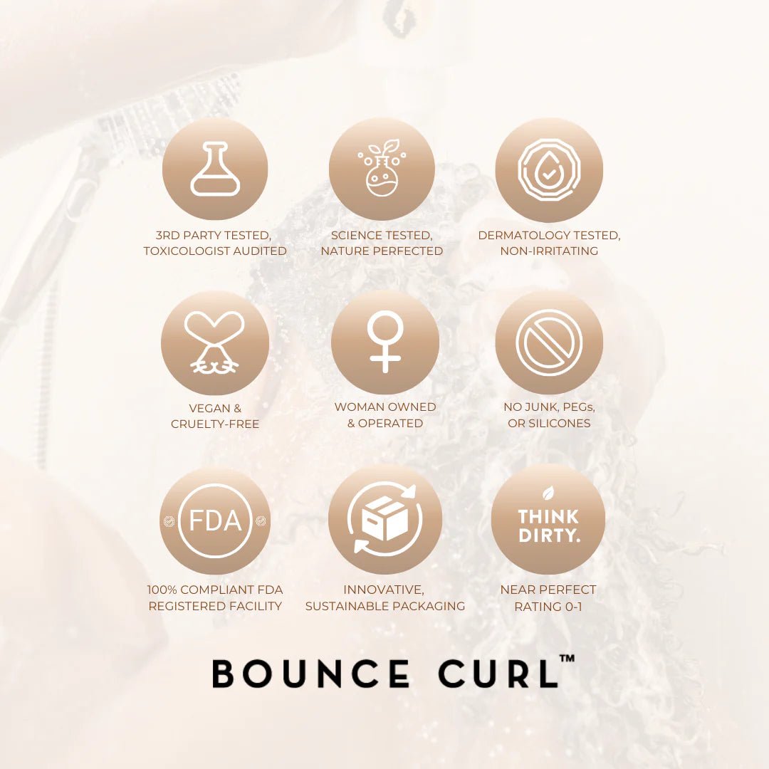 Bounce Curl • Avocado & Rose Oil Clump & Define Cream - Colorful Black