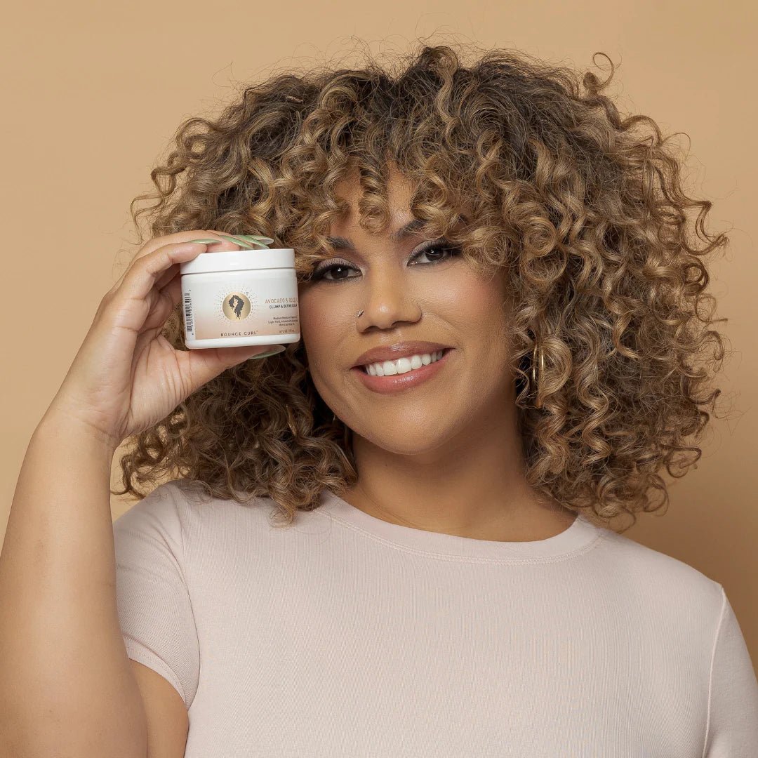 Bounce Curl • Avocado & Rose Oil Clump & Define Cream - Colorful Black