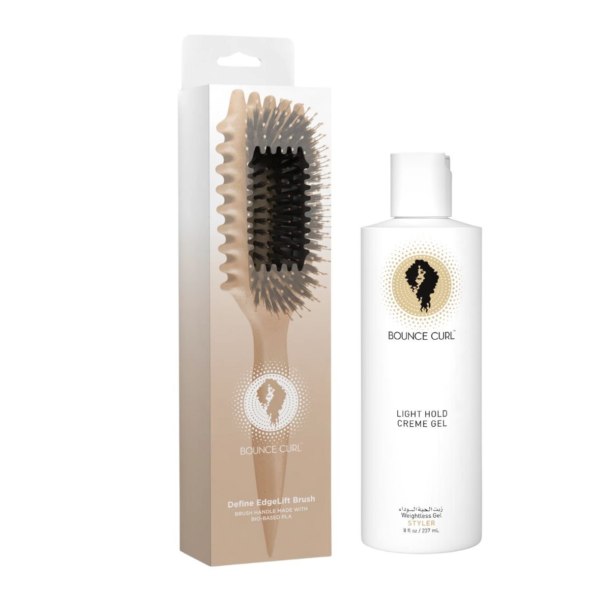 Bounce Curl • Define EdgeLift Brush (Brosse Coiffante) - Colorful Black