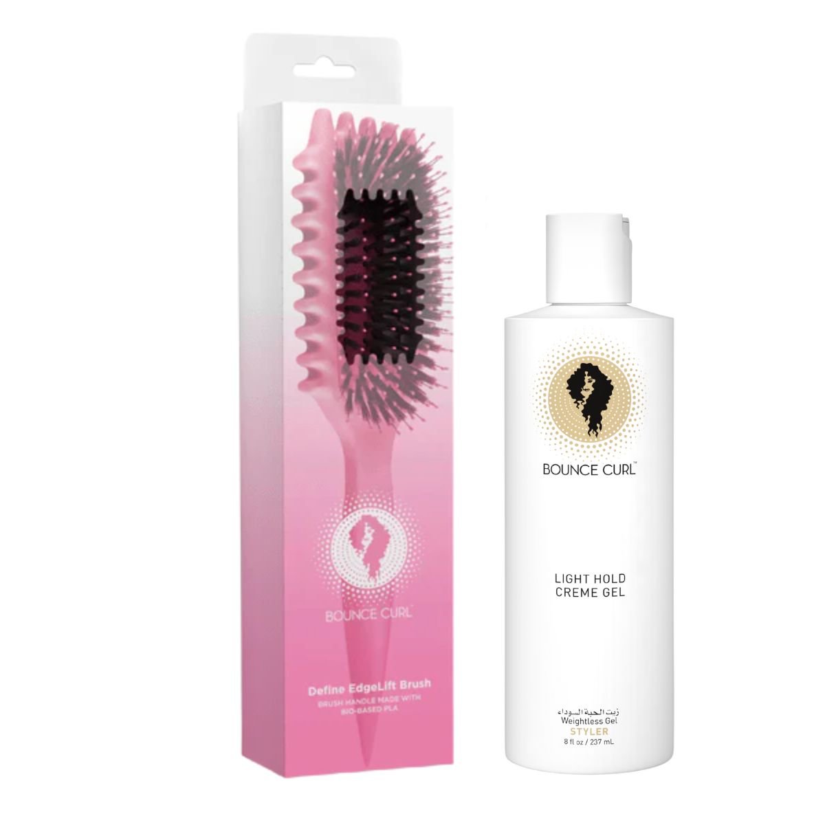 Bounce Curl • Define EdgeLift Brush (Brosse Coiffante) - Colorful Black