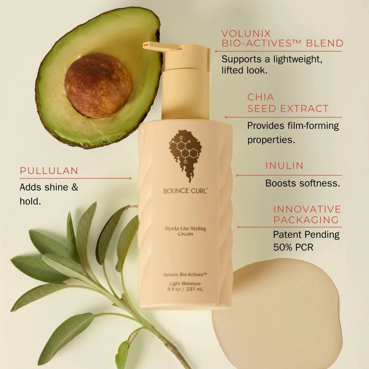 Bounce Curl • Hydra - Lite Styling Cream (crème coiffante) - Colorful Black