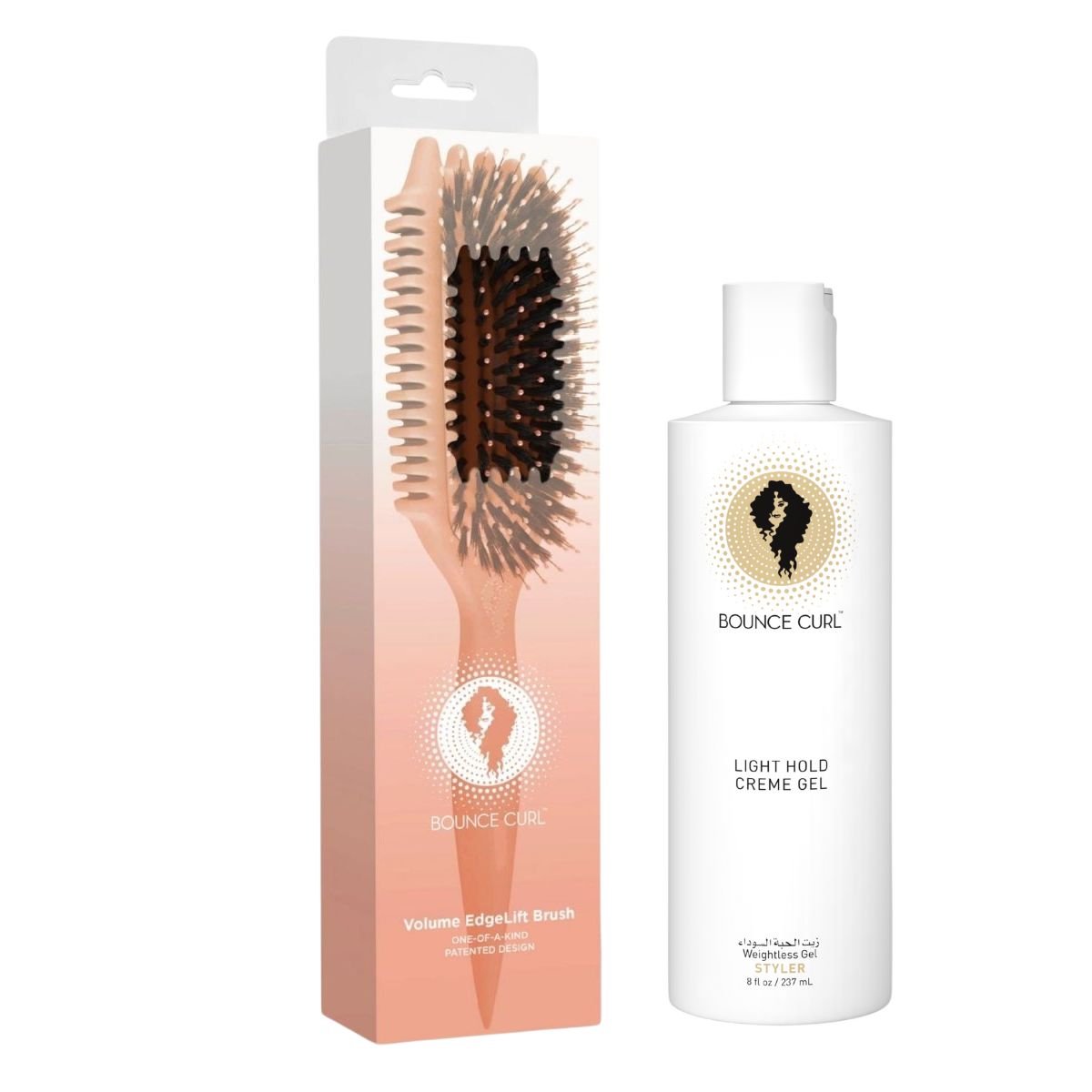 Bounce Curl • VOLUME EdgeLift Brush (Brosse Coiffante) - Colorful Black