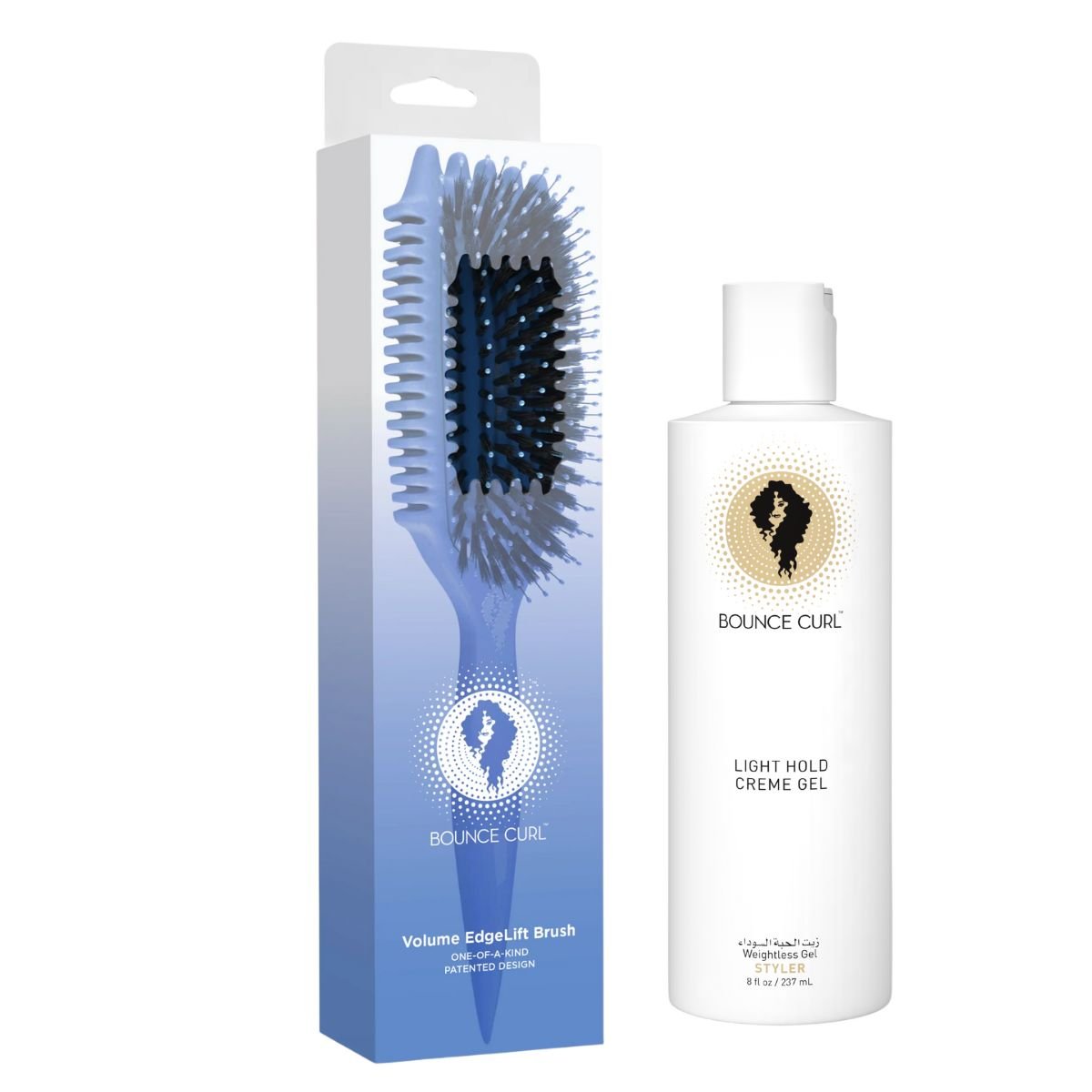 Bounce Curl • VOLUME EdgeLift Brush (Brosse Coiffante) - Colorful Black