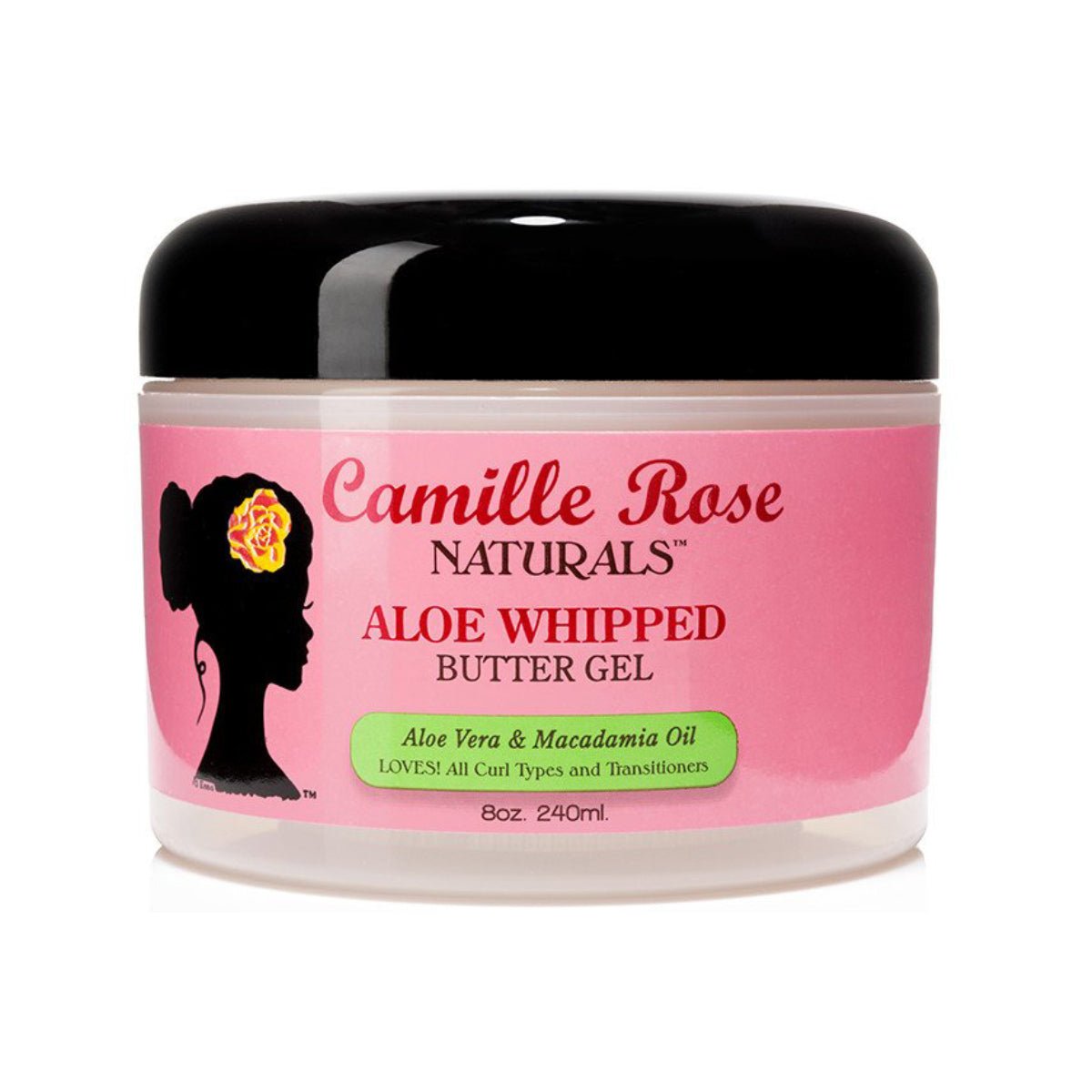 Camille Rose Naturals - Aloe Whipped Butter Gel (crème - gel coiffante) - Colorful Black