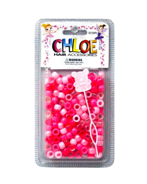 Coiffez votre enfant avec ces jolis accessoires. Ils sont parfaits sur cheveux tressés ou sur les vanilles. Contient un lot de 200 perles de mix de roses.
