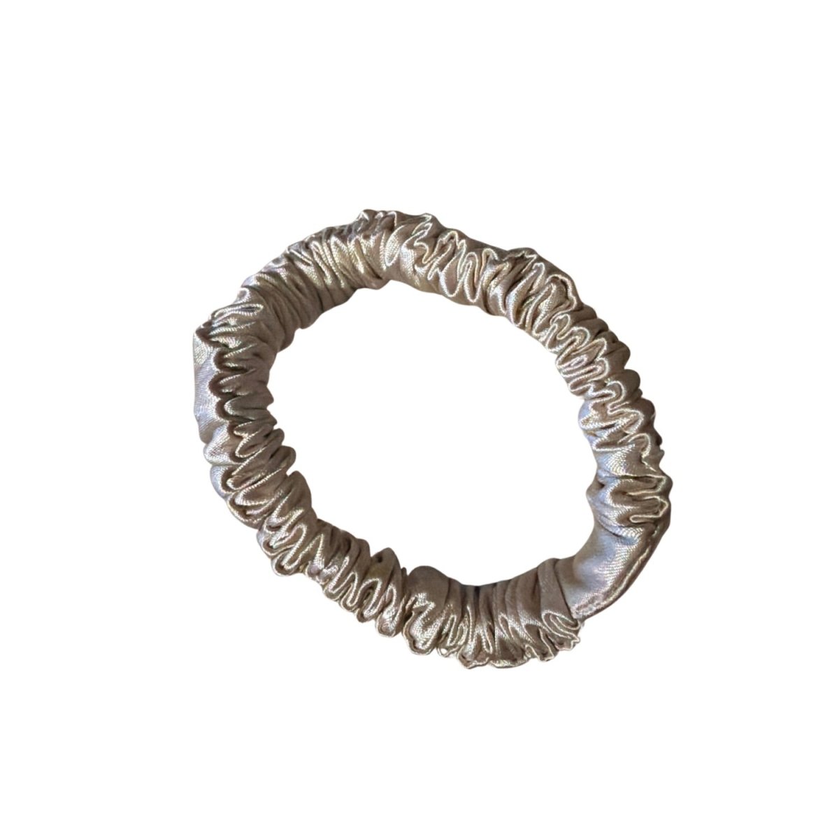 Colorful Black • Chouchou / Scrunchie en satin • Mini - Colorful Black