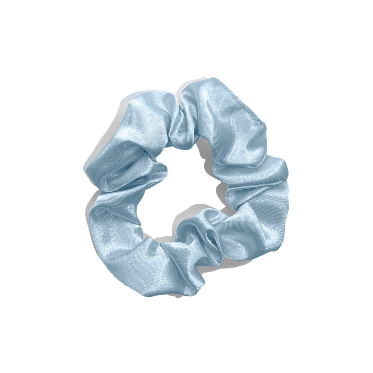 Colorful Black • Chouchou / Scrunchie en satin • Standard - Colorful Black