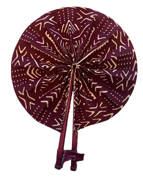 Colorful Black - Fan in Wax (model 1)