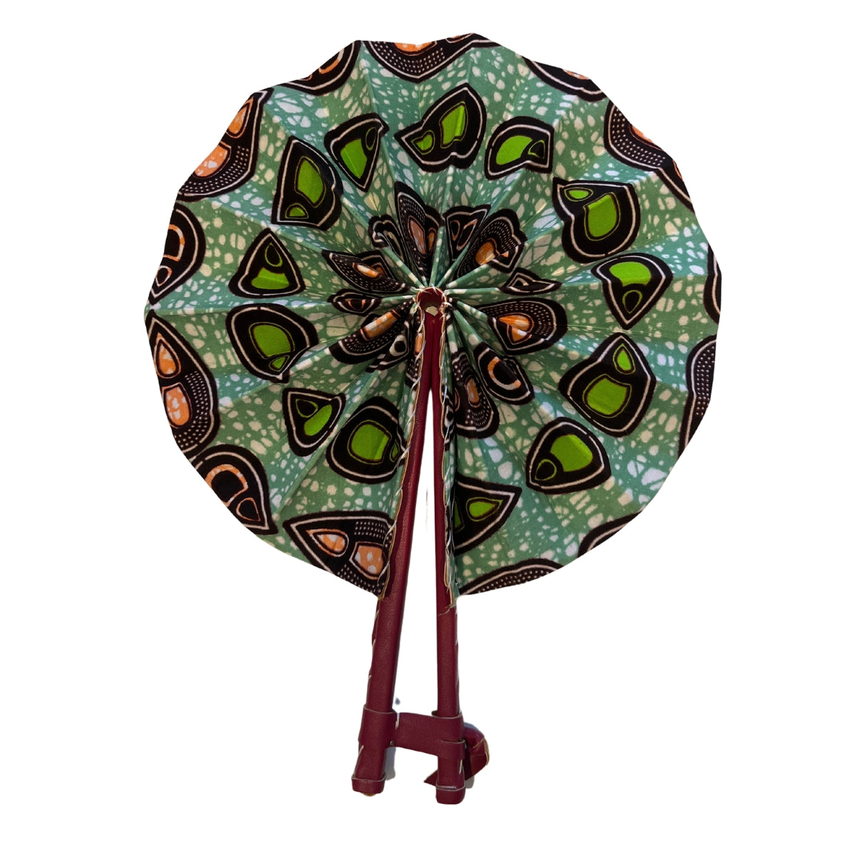 Colorful Black - Fan in Wax (model 4)