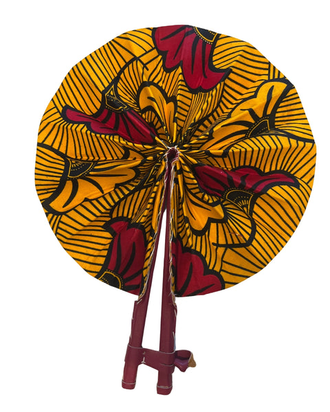 Colorful Black - Fan in Wax (model 5)
