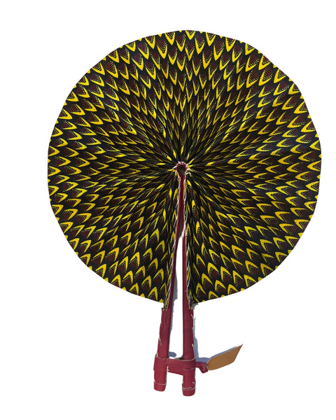 Colorful Black - Fan in Wax (model 6)