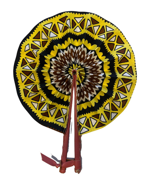 Colorful Black - Fan in Wax (model 8)
