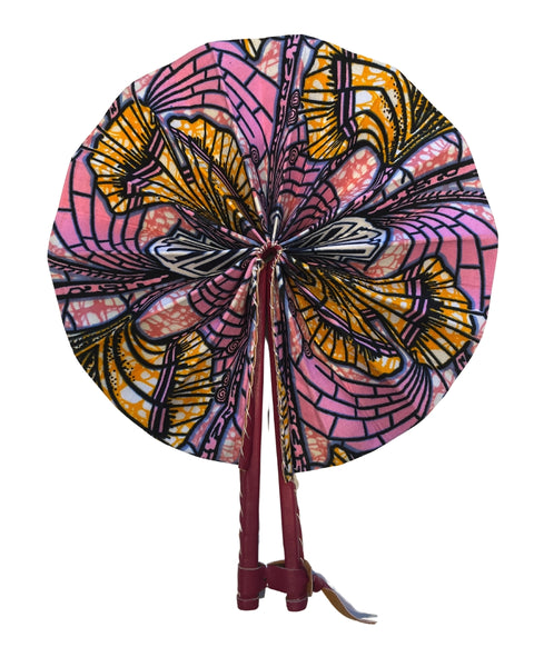 Colorful Black - Fan in Wax (model 9)