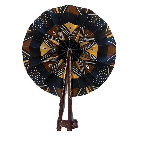 Colorful Black - Fan in Wax (model 10)