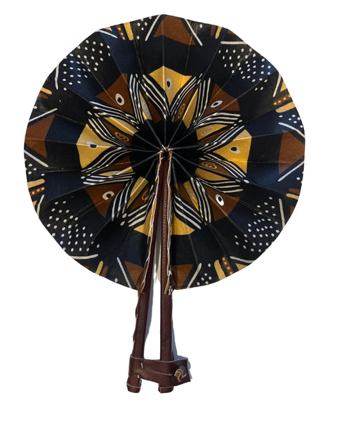 Colorful Black - Fan in Wax (model 10)