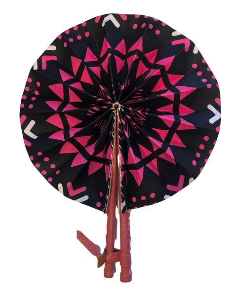 Colorful Black - Fan in Wax (model 11)