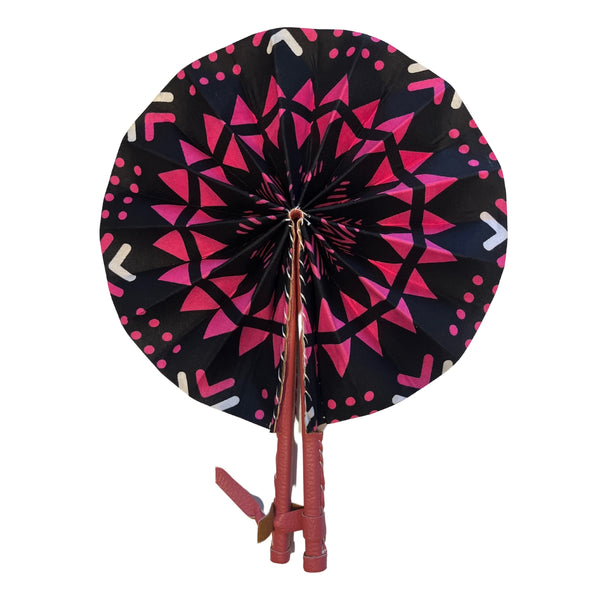 Colorful Black - Fan in Wax (model 11)