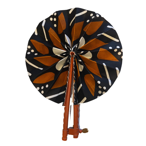 Colorful Black - Fan in Wax (model 12)