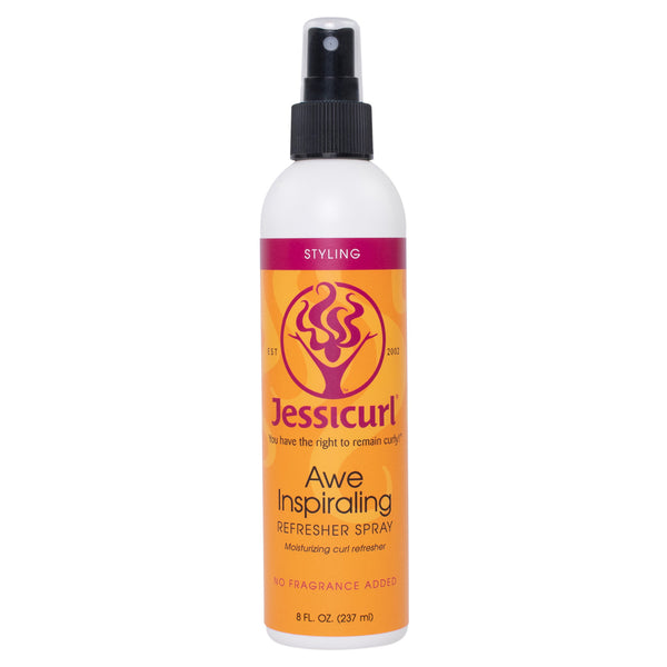 Vos boucles se relâchent ? Un coup de vent les a mises à mal ? Awe Inspiraling de Jessicurl va leur redonner du peps ! Ce spray rafraîchit et rebooste vos boucles.