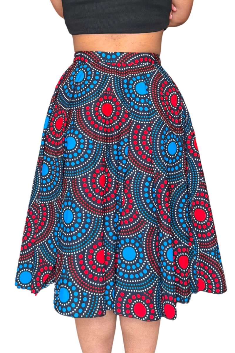 Colorful Black - Jupe midi Wax - Cosmic Dance - Colorful Black