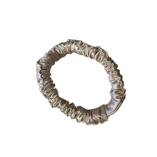 Colorful Black • Chouchou / Scrunchie en satin • Mini