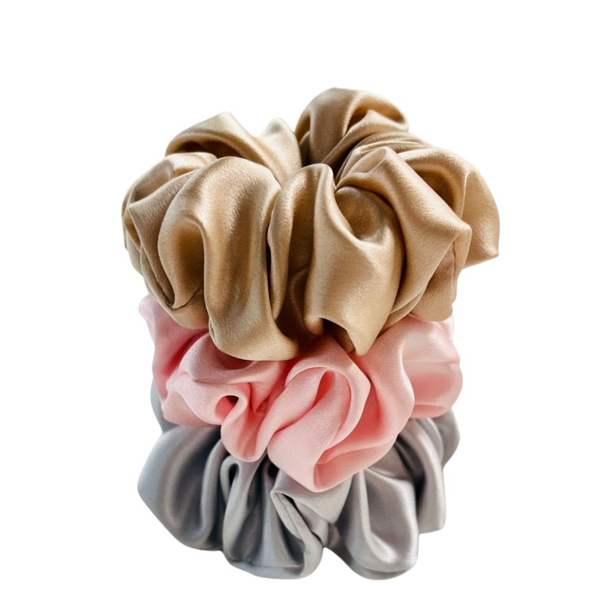 Colorful Black • Silk • Chouchou en Pure Soie de Mûrier 22 mommes - Colorful Black