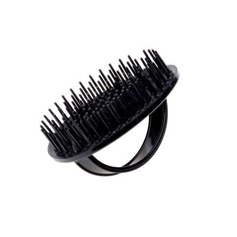 Denman - D6 - Palm Styler (Brosse massante cuir chevelu) - Colorful Black
